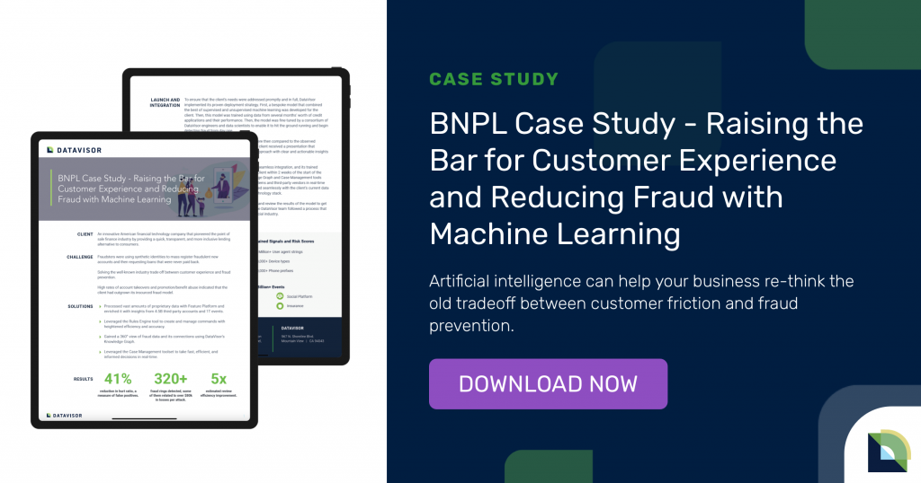 BNPL Case Study - Raising the Bar for Customer Experience and Reducing Fraud with Machine Learning