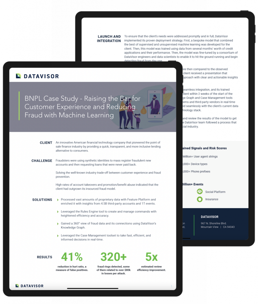 BNPL Case Study - Raising the Bar for Customer Experience and Reducing Fraud with Machine Learning 2
