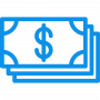 Money stack blue v0 Money stack blue v0